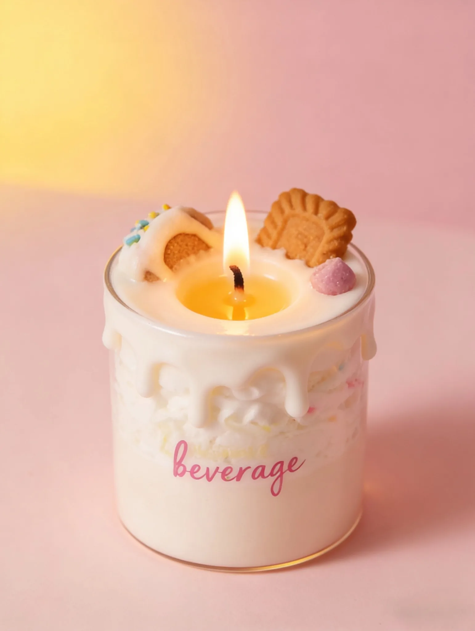 Dessert cream scented candle