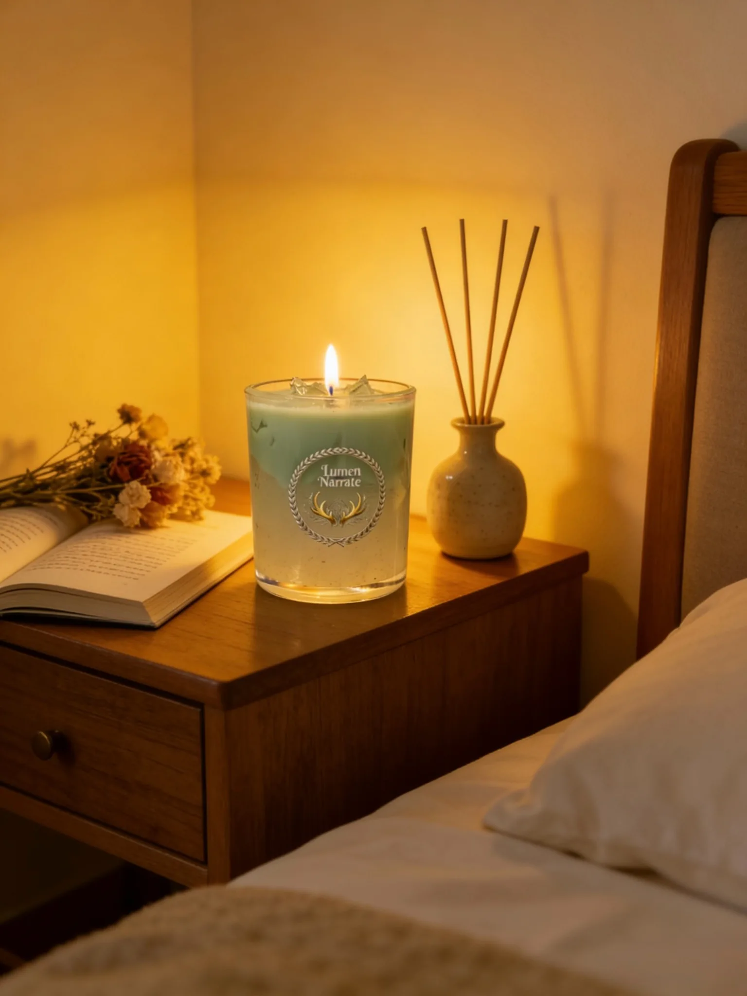 Jade Tea Jelly Wax Candle alternate view