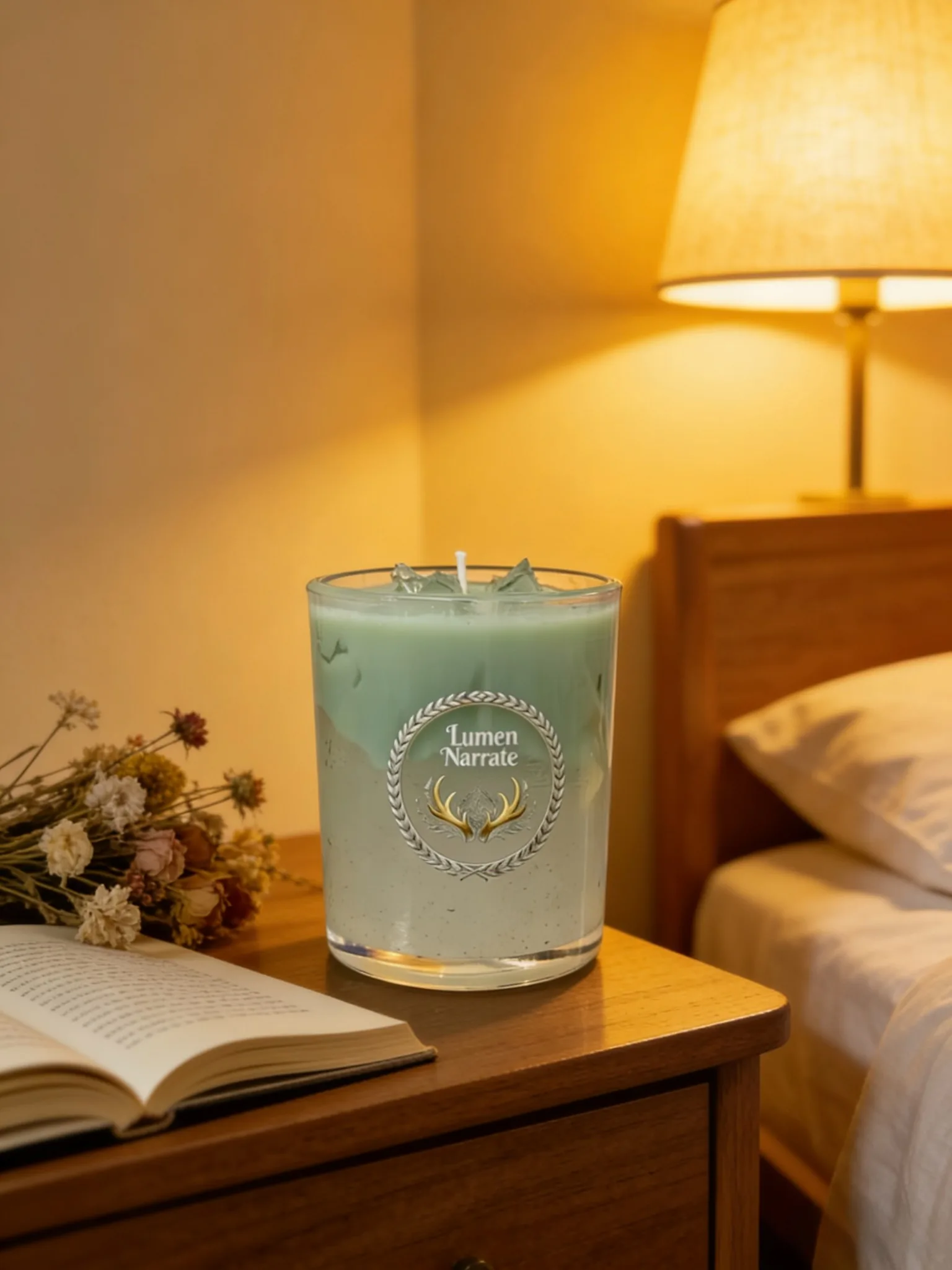 Jade Tea Jelly Wax Candle lifestyle scene