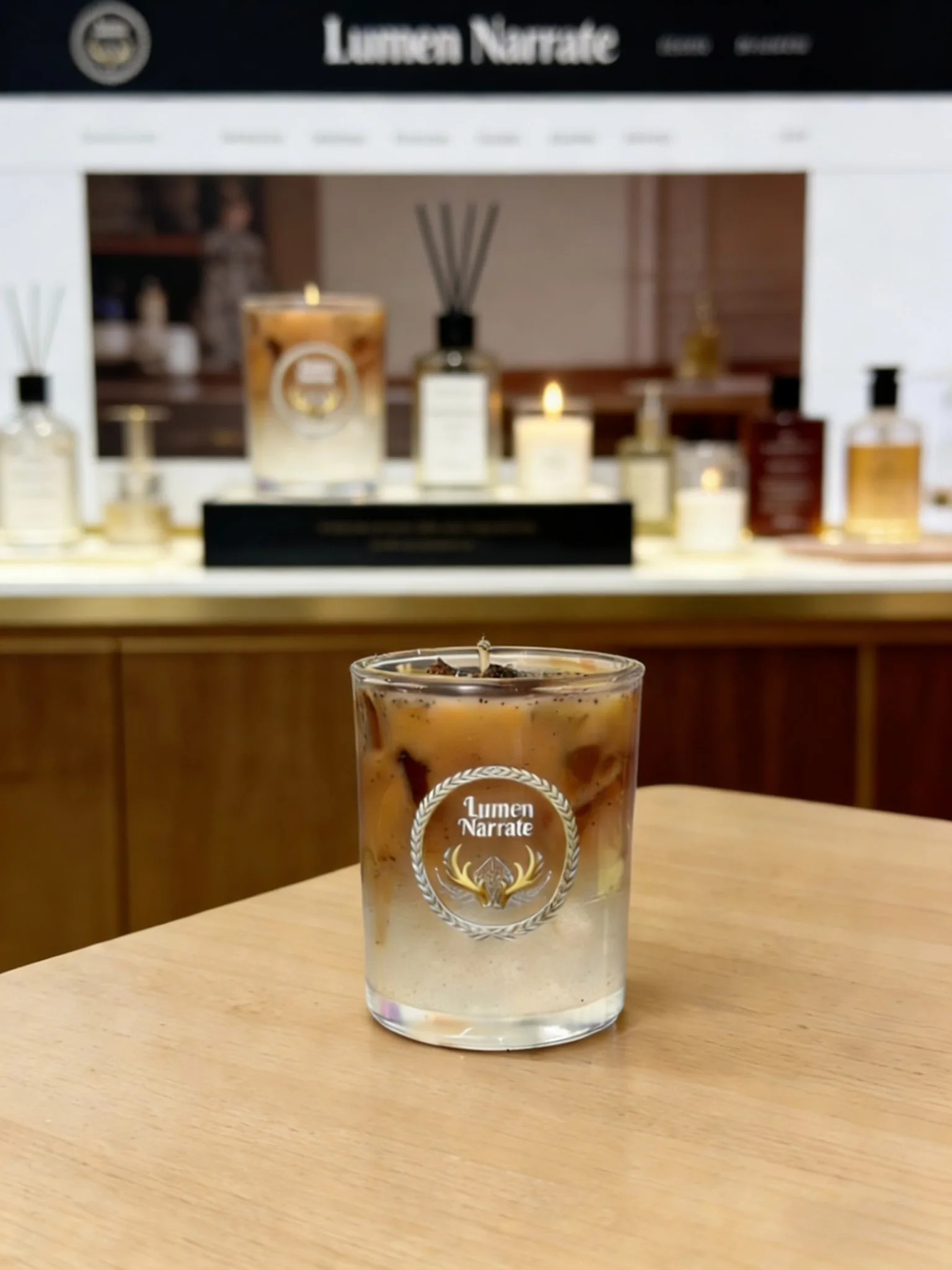 Mocha Roast Jelly Wax Candle alternate view